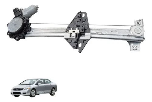 Máquina Vidro Traseira Esquerda Honda Civic 2007 A 2011