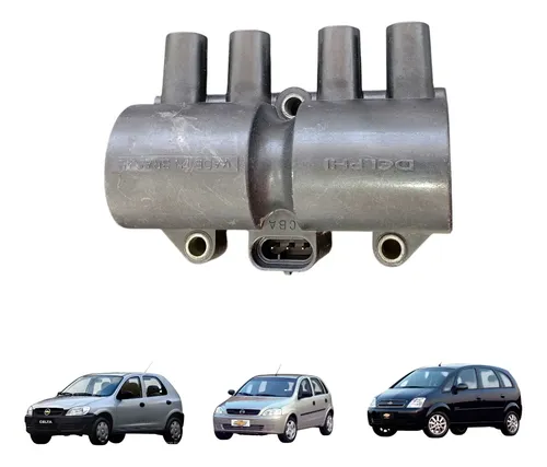 Bobina Ignição Chevrolet Corsa Celta Meriva 2001 A 2016