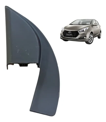 Moldura Interna Retrovisor Esquerdo Hb20 2013/19 876511s010 Preto