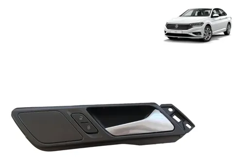 Maçaneta Interna Dianteira Direita Vw Jetta 2012 A 2016 Preto Dianteira