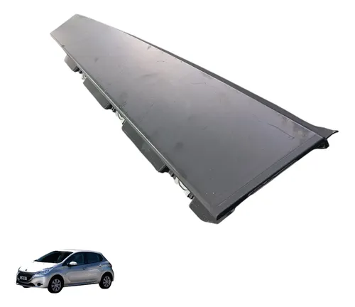 Moldura Porta Traseira Direita Peugeot 208 2015 A 2020 Preto