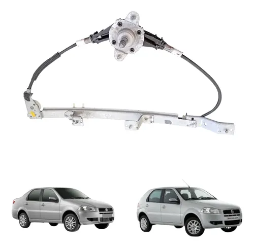 Máquina Vidro Traseira Esquerda Fiat Palio Siena 2005 A 2012