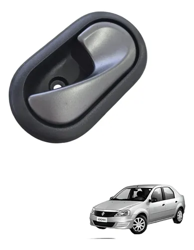 Maçaneta Interna Traseira Direita Sandero Logan 2011 A 2019 Cinza Dianteira/traseira