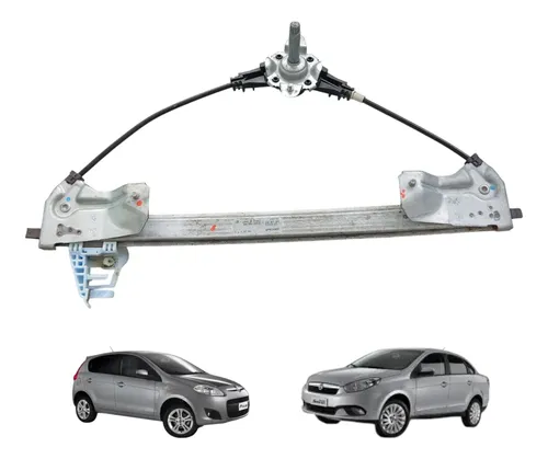 Máquina Vidro Manual Tras Direita Fiat Palio Siena 2013/2017