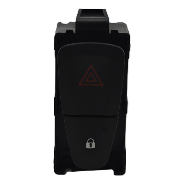 Botão Pisca Alerta Painel Sandero 2018 Logan Original Preto