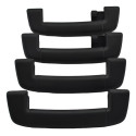 Kit 4 Puxador Alça Teto Pqp Range Rover Sport 2017 Original Preto