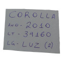 Luz Interna Central Traseira Teto Corolla 2010 Original