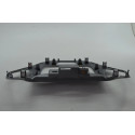 Moldura Radio Central Painel Ford Ka 2018 -2021 Original Prateado