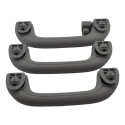 Kit 3 Puxador Alça Teto Pqp I30 2011 Original Cinza-escuro