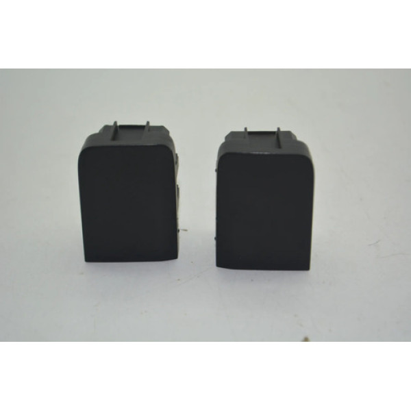 Par Botão Cego Falso Painel Vw Crossfox Fox 2010-2018 Origin Preto