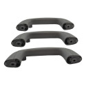 Kit 3 Puxador Alça Apoio Teto Pqp Etios 2013 Original Cinza