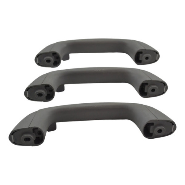 Kit 3 Puxador Alça Apoio Teto Pqp Etios 2013 Original Cinza