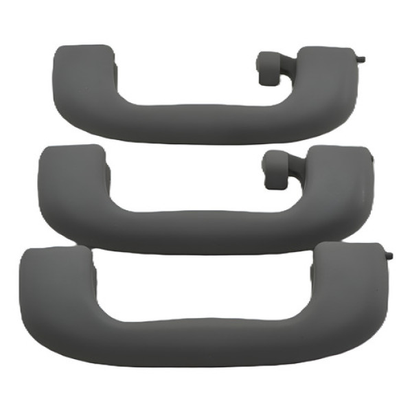 Kit 3 Puxador Alça Teto Pqp Gm Agile 2011 Original Cinza-escuro