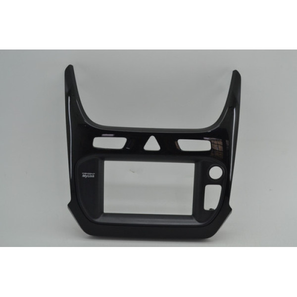 Moldura Central Radio Painel Chevrolet Cobalt 2017 Original Preto