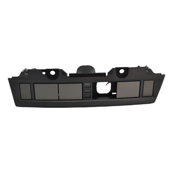 Moldura Botão Cego Falso Painel Ford Focus 2011 Original Cinza-escuro