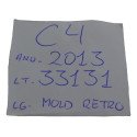 Moldura Retrovisor Interno Citroen C4 2013 Original