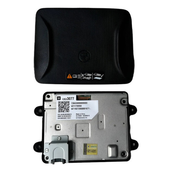 Módulo Indução Carregamento Celular Gm Onix  2020 Original Preto
