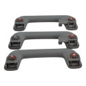 Kit Com 3 Puxador Alça Teto Pqp Chery Tiggo 5x 2025 Original Cinza