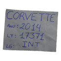 Botão Pisca Alerta Corvette 2014 Original Preto