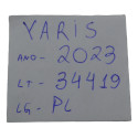 Tampa Porta Luvas Objeto Painel Toyota Yaris 2023 Original