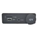Moldura Entrada Tomada 12v Usb Aux Evoque 2016 Original Preto