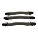 Kit 3 Puxador Alça Teto Pqp Tucson 2016 Original Cinza