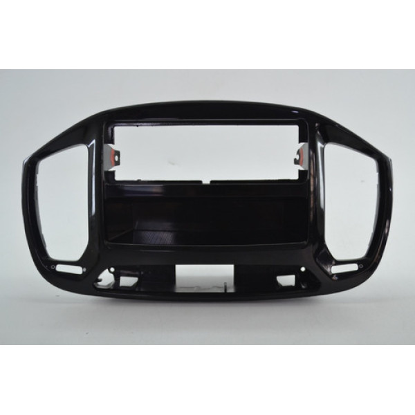 Moldura Central Painel Fiat Uno 2014 Original Preto