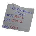 Comando Ar Condicionado Painel Vw Polo 2011 Original