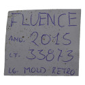 Moldura Espelho Retrovisor Interno Fluence 2015 Original