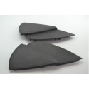 Par Moldura Acabamento Lateral Painel A3 Sportback 2009 Orig Preto