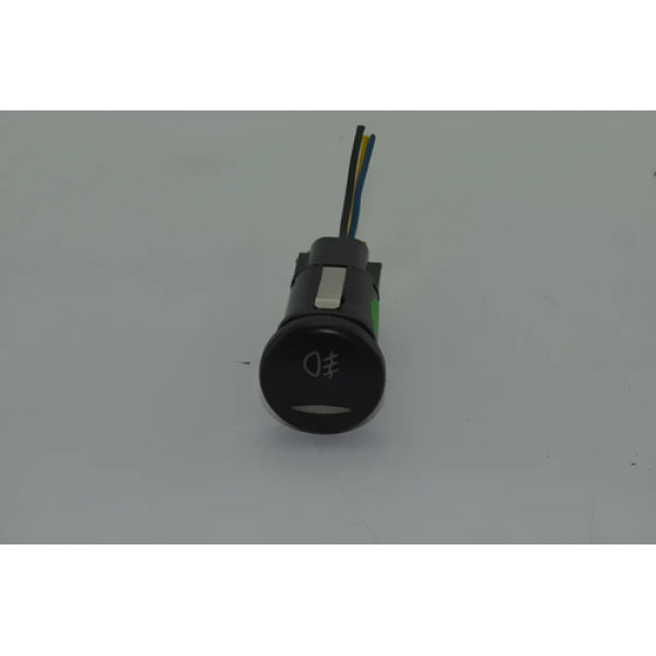Botão Farol De Milha Neblina Fiesta 2003-2014 C/plug Preto