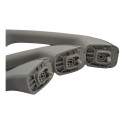 Kit 3 Puxador Alça Teto Pqp Duster 2013 Sandero Original Bege