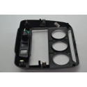 Moldura Central Radio Painel Citroen C3 2012 Original Cinza-escuro