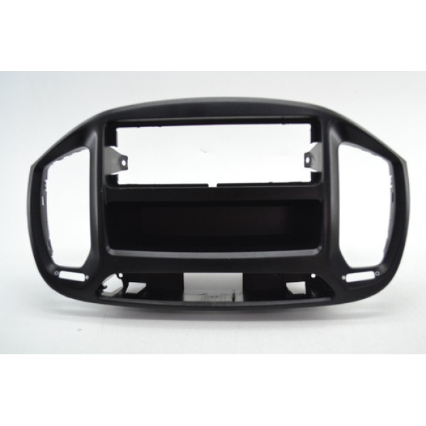 Moldura Central Difusor Painel Fiat Uno 2018 Original Preto