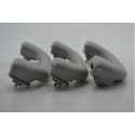 Kit Com 3 Puxador Alça Teto Pqp Ix35 2011 Original Cinza