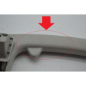 Kit 3 Puxador Pqp Alça Teto Com Cabide Citroen C4 Original Cinza