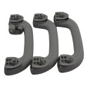 Kit 3 Puxador Alça Teto Pqp I30 2009 A 2012 Original Cinza