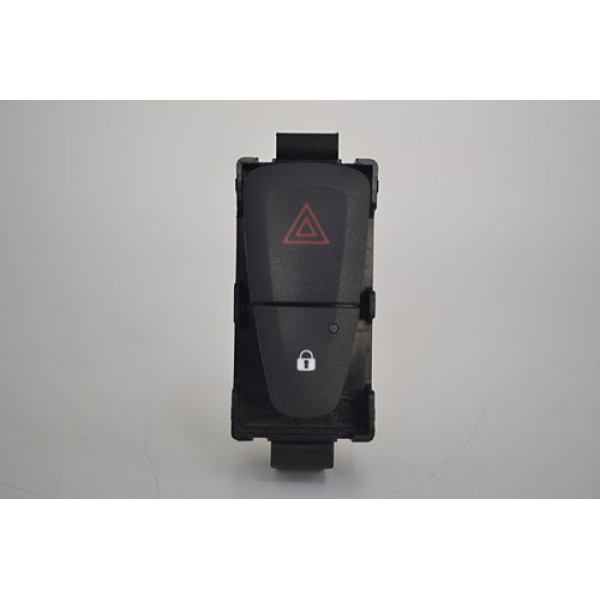 Botão Pisca Alerta Trava Painel Renault Sandero Original Preto