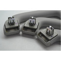 Kit Com 3 Puxador Alça Teto Pqp Honda City 2013 Original Original