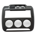 Moldura Central Radio Painel Citroen C3 2012 Original Cinza-escuro