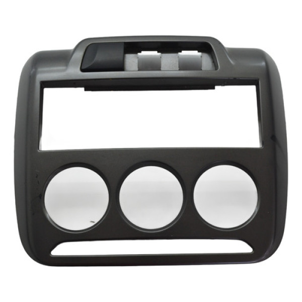 Moldura Central Radio Painel Citroen C3 2012 Original Cinza-escuro