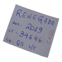 Quebra Sol Lado Esquerdo C/iluminação Renegade 2019 Original