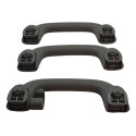 Kit 3 Puxador Alça Teto Pqp I30 2012 Original Cinza-escuro