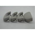 Kit 3 Alça Teto Pqp C/porta Oculos Gm Cruze 2012 Original Cinza-escuro