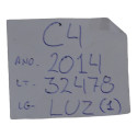 Luz Interna Teto Cortesia Citroen C4 Lounge 2014 Original