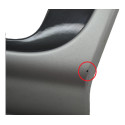 Moldura Central Painel Renault Sandero 2019 Logan Original Black Piano/cinza