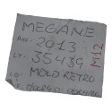 Moldura Retrovisor Interno Megane 2013 Original
