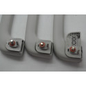 Kit Com 3 Puxador Alça Teto Pqp Creta 2022 Original Cinza