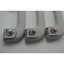 Kit Com 3 Puxador Alça Teto Pqp Creta 2022 Original Cinza