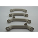 Kit 4 Puxador Alça Teto Pqp Fiat Freemont 2012 Original Cinza